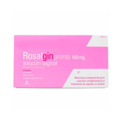 Rosalgin pronto 140 mg solucion vaginal 5 envases unidosis de 140 ml
